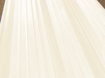 Окрашенный профнастил С21-1000, 0,45 мм, слоновая кость