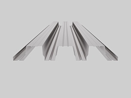 Оцинкованный профнастил Н114-750, 0,9х6000 мм