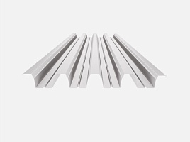 Нержавеющий профнастил Н75-1250, 0,7 мм, AISI 304