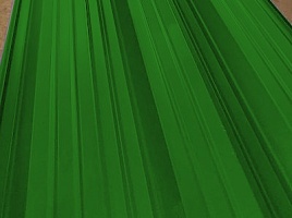 Окрашенный профнастил С8-1150, 0,5 мм, зеленая листва
