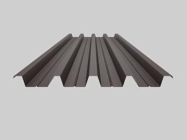 Окрашенный профнастил Н60-845, 0,45 мм, шоколадно-коричневый